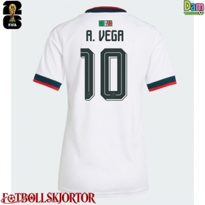 Mexiko Alexis Vega #10 Bortatröja Dam VM 2026 Kortärmad